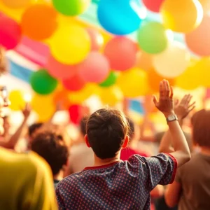 Celebration of the theme song debut on daytime talk show