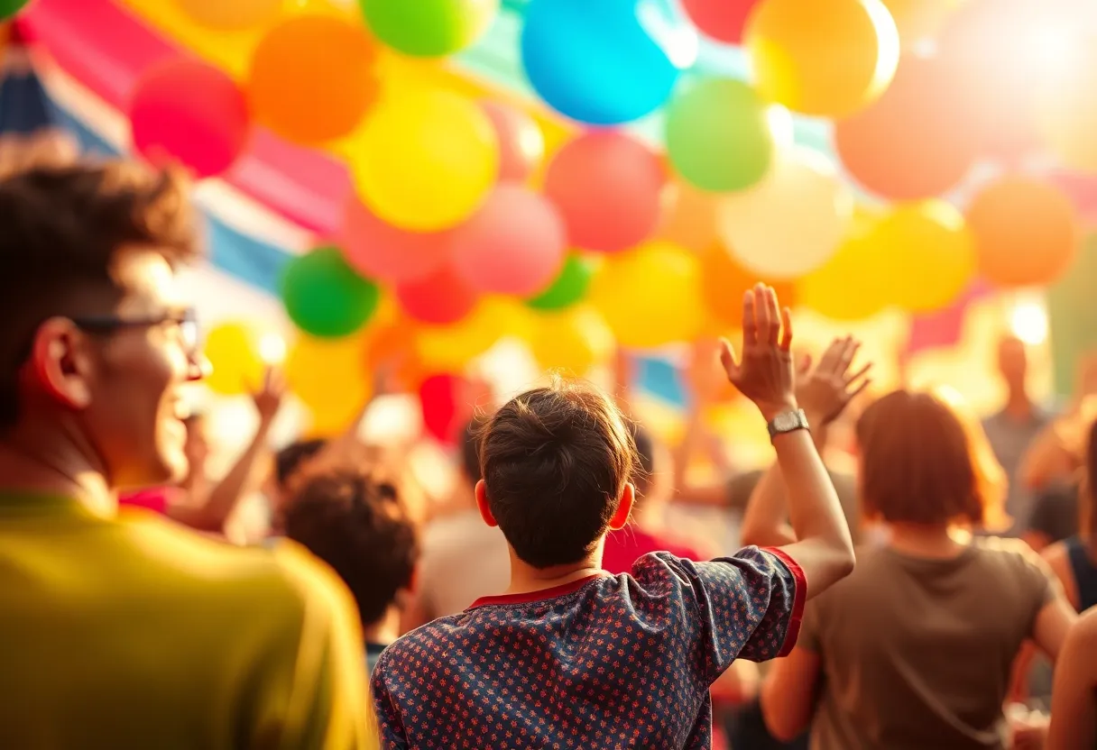 Celebration of the theme song debut on daytime talk show