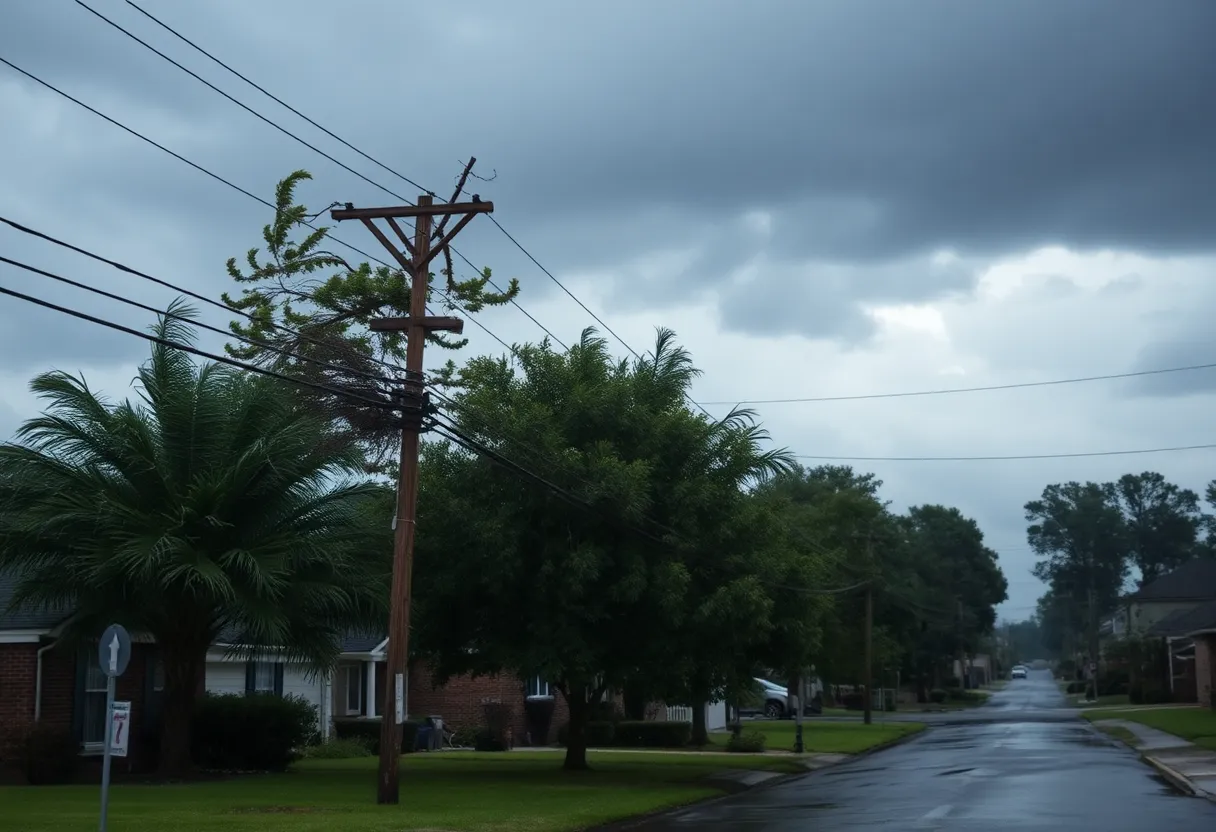 Stormy weather in Metro Detroit causing downed power lines