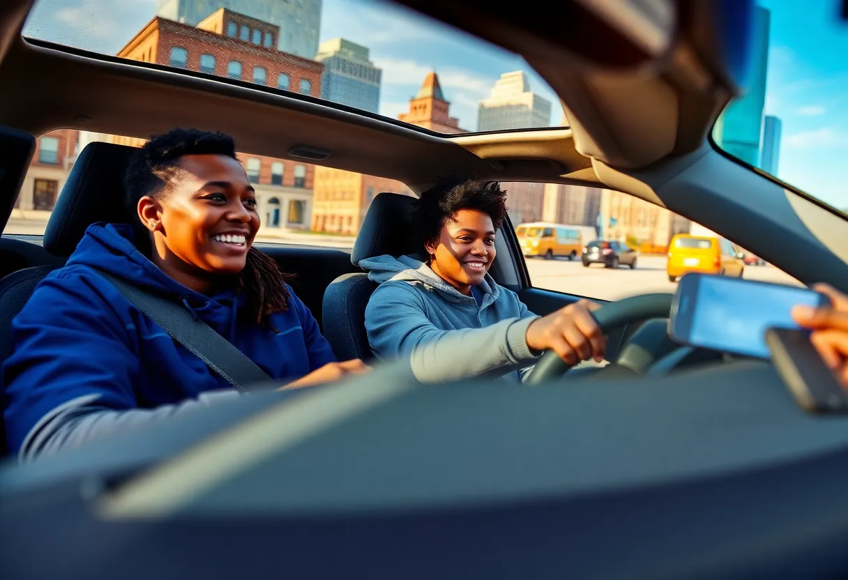Teen drivers learning to drive in Detroit