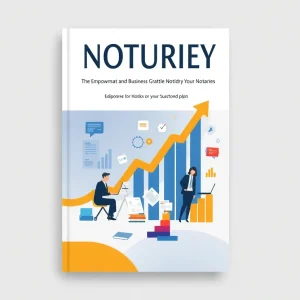 Book cover of The Winning Notary Formula featuring themes of empowerment and profitability