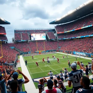 Michigan Wolverines competing in the Citrus Bowl against Texas Longhorns