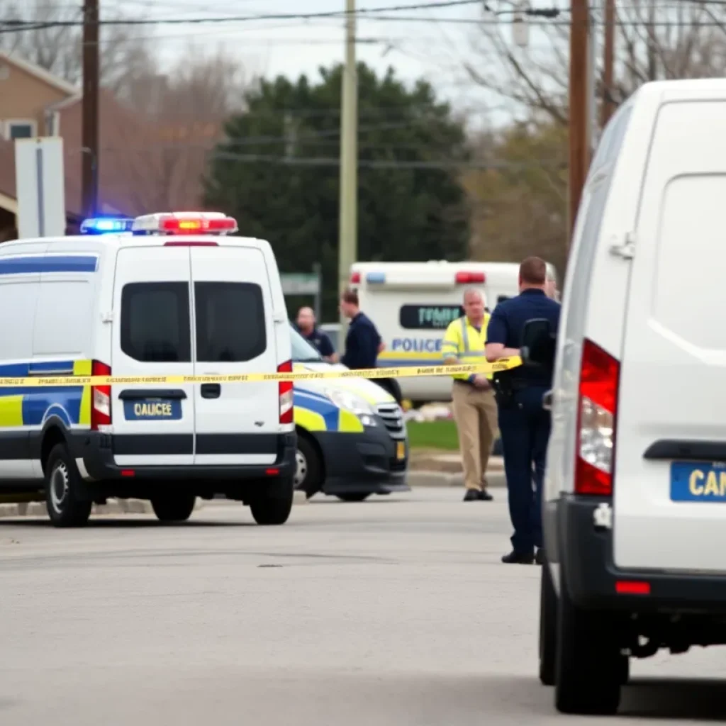 Scene of deputy-involved shooting with police presence