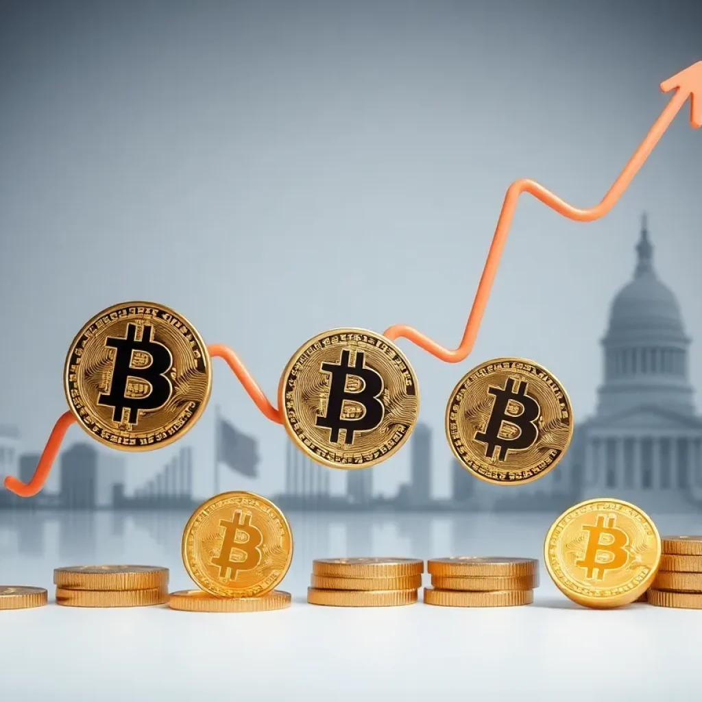 Illustration of Bitcoin's value decline