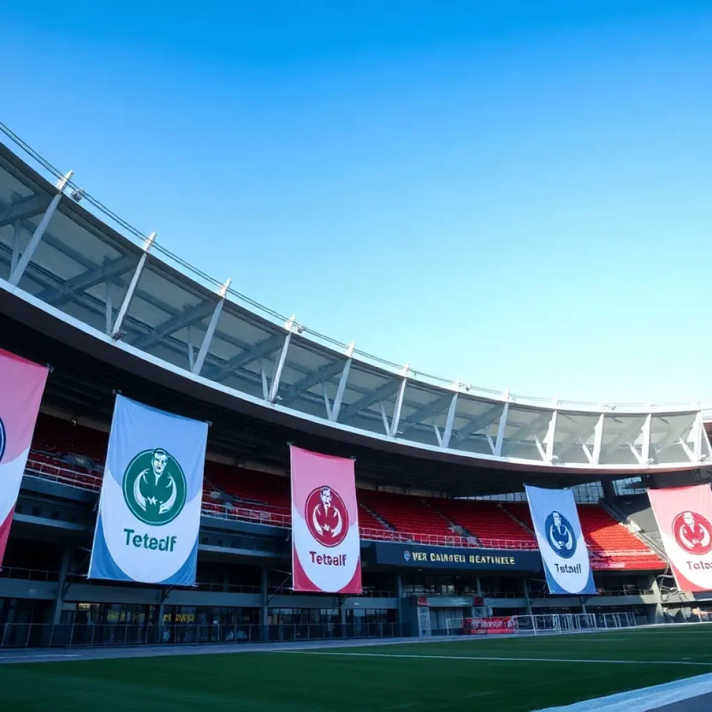 Exterior view of Comerica Park illustrating potential rebranding