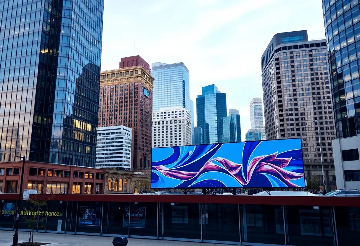 A view of downtown Detroit highlighting startup innovation