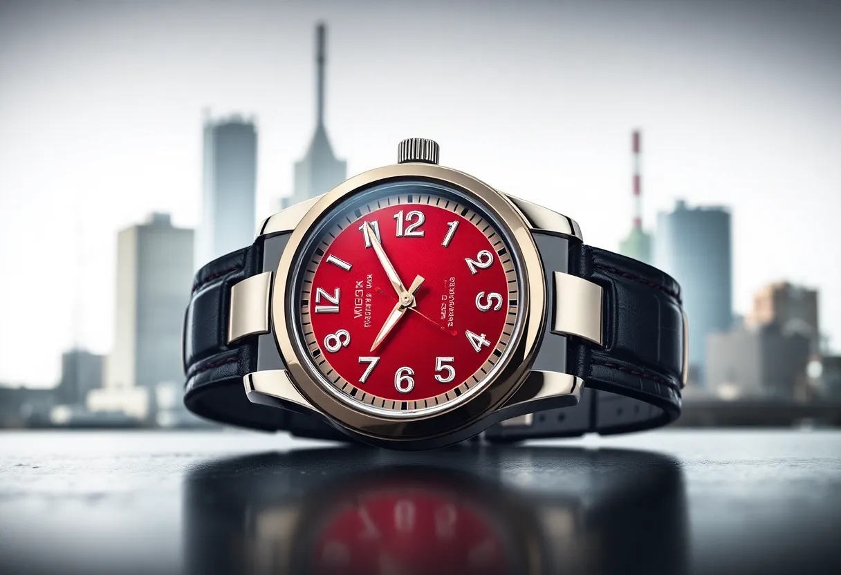 Limited-edition Hockeytown Runwell watch by Shinola