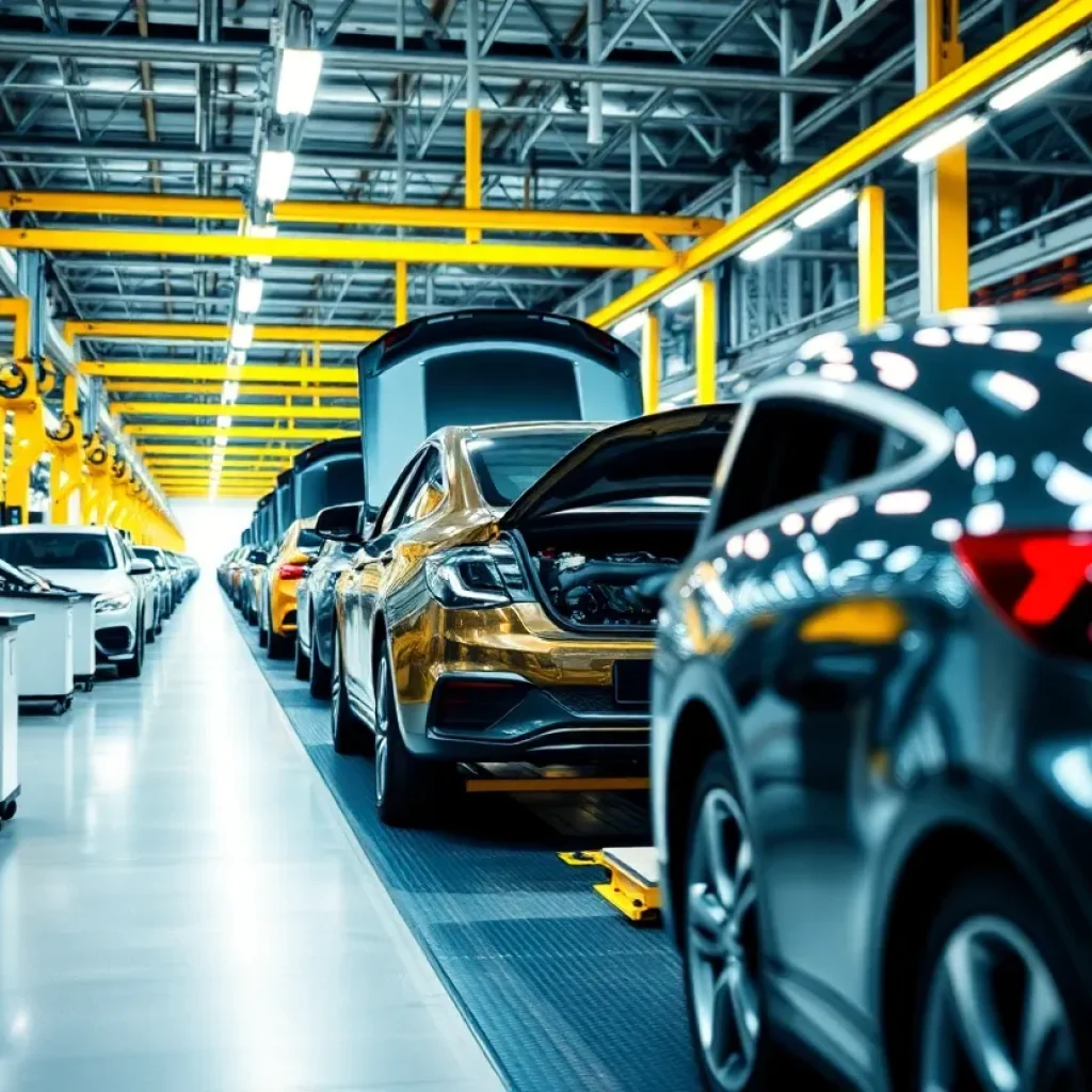 Lear Corporation assembly line showcasing innovative automotive technology