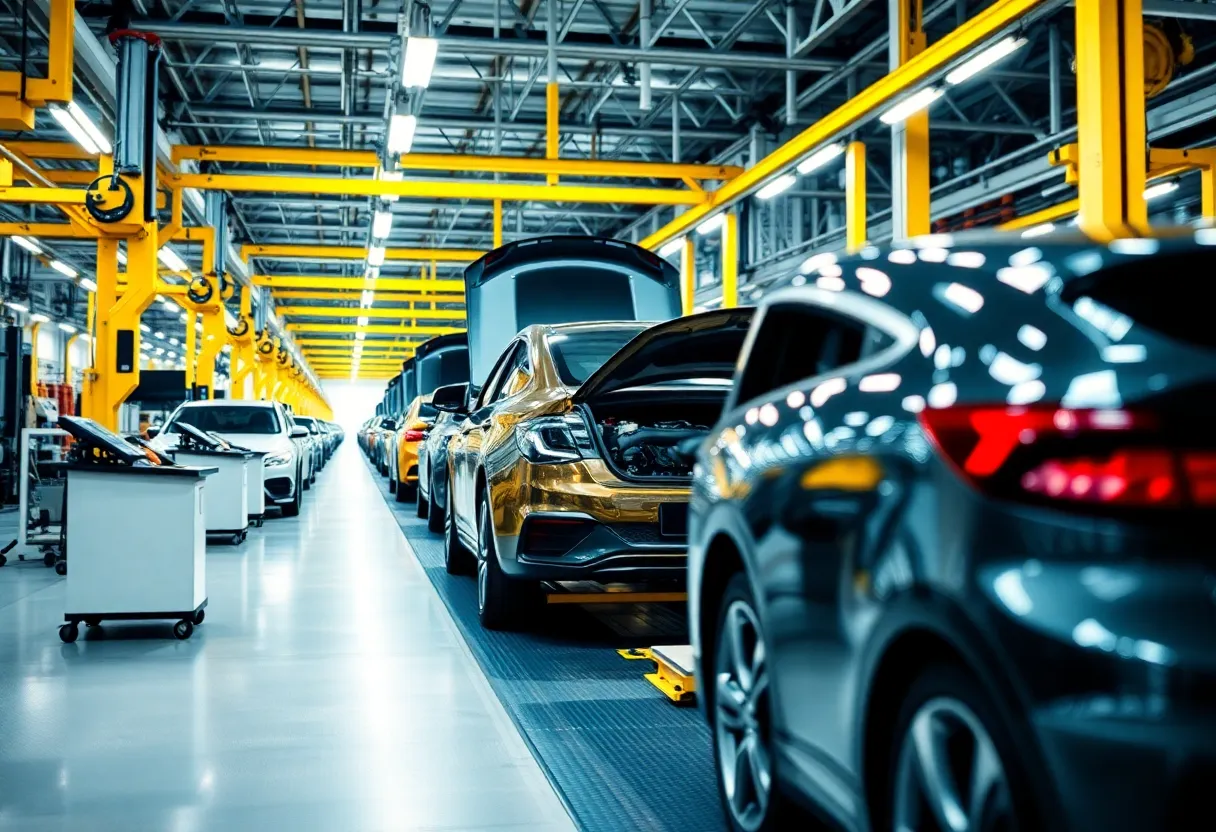 Lear Corporation assembly line showcasing innovative automotive technology