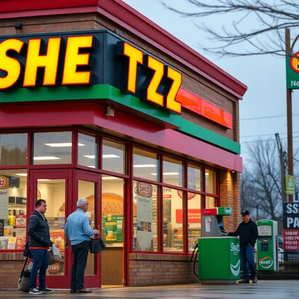 Sheetz store with customers in Southeast Michigan