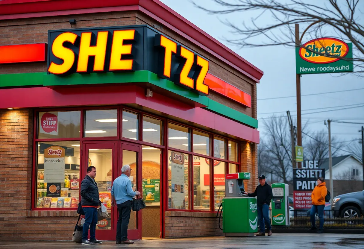 Sheetz store with customers in Southeast Michigan