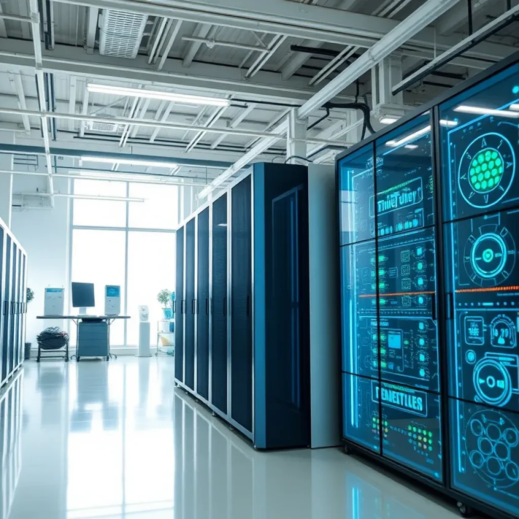 Utilidata new headquarters and innovation lab with advanced technology.