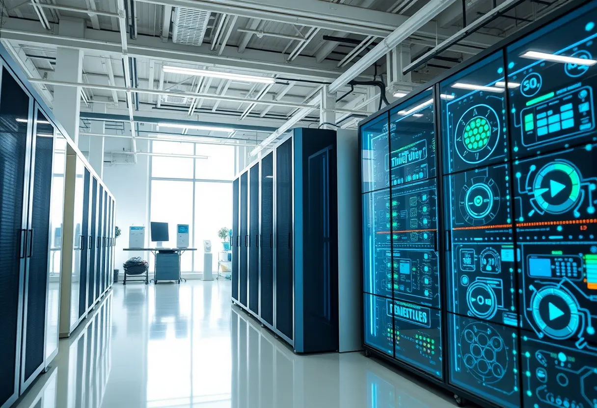 Utilidata new headquarters and innovation lab with advanced technology.