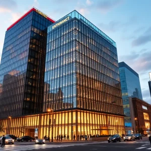 Modern corporate office representing Disney's leadership transition