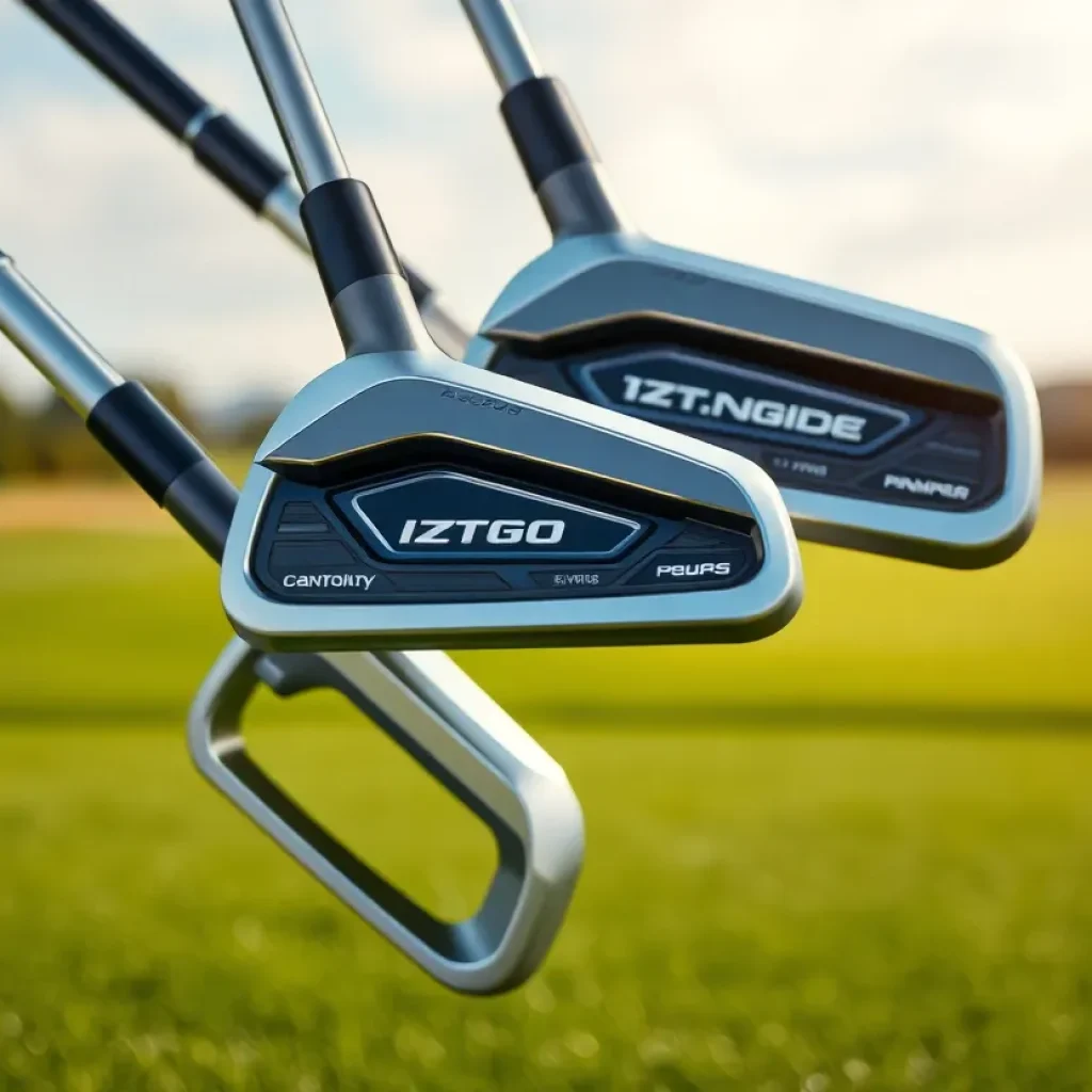 Ping i540 Irons displayed on a golf course