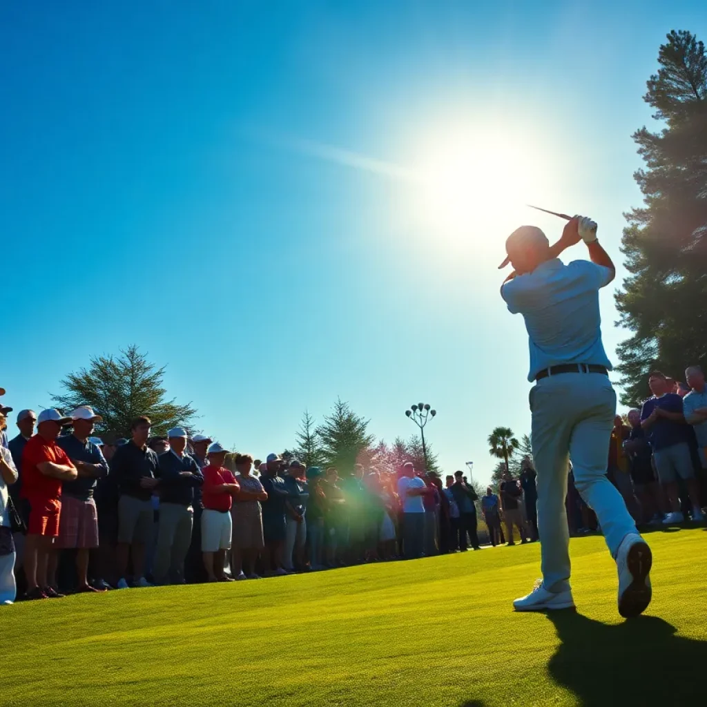 Golfer playing at the 2026 Valspar Championship
