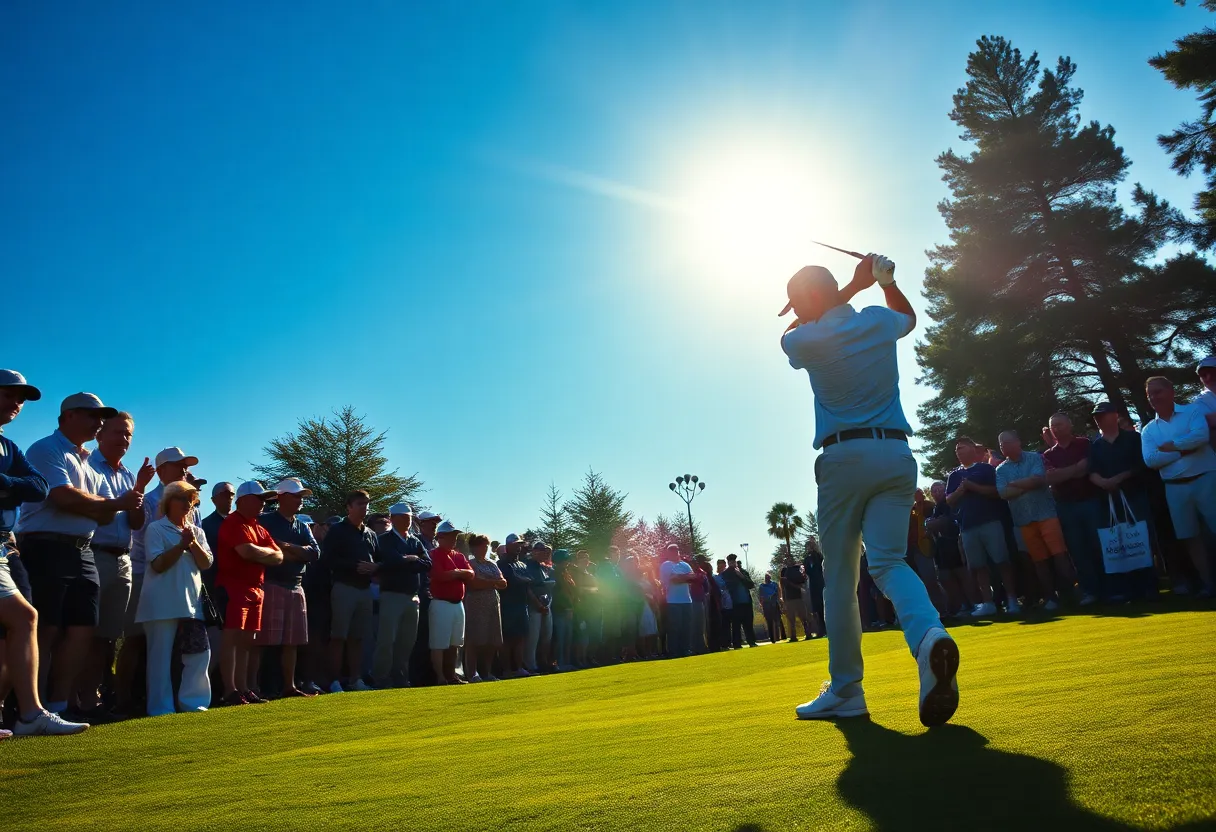 Golfer playing at the 2026 Valspar Championship