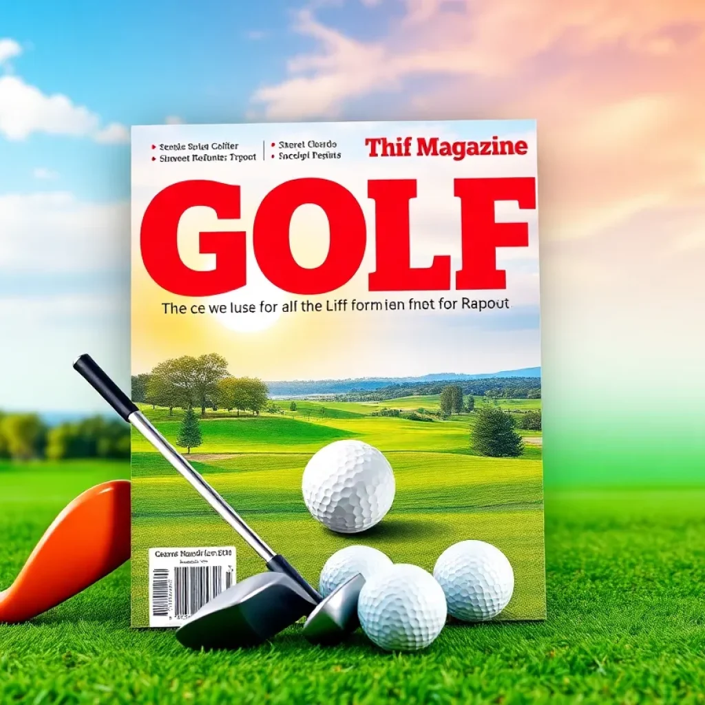 Cover of Golf Monthly April 2026 Issue showcasing golf clubs and a beautiful course