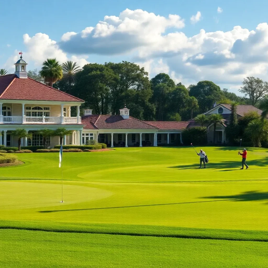 Golfers enjoying a luxury experience at Dutchman's Pipe Club