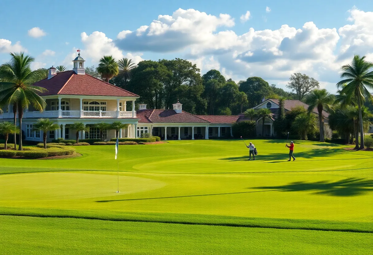 Golfers enjoying a luxury experience at Dutchman's Pipe Club