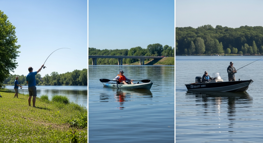Choosing Your Detroit Fishing Adventure: Bank, Kayak, or Boat