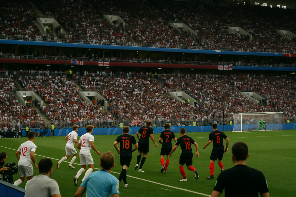 England and Croatia Face Off in World Cup Match Today