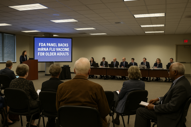 FDA Panel Backs mRNA Flu Vaccine for Older Adults
