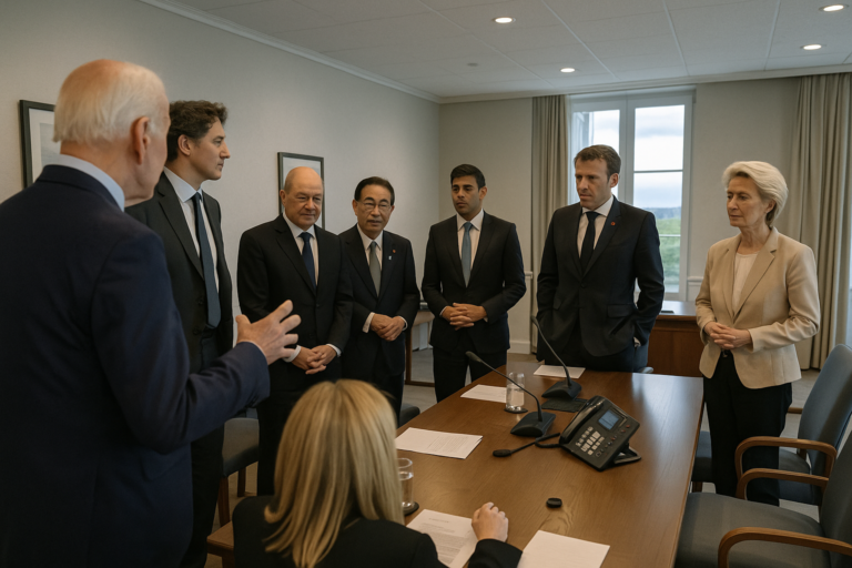 G7 Leaders Welcome U.S.-Iran Agreement Amid Congressional Review