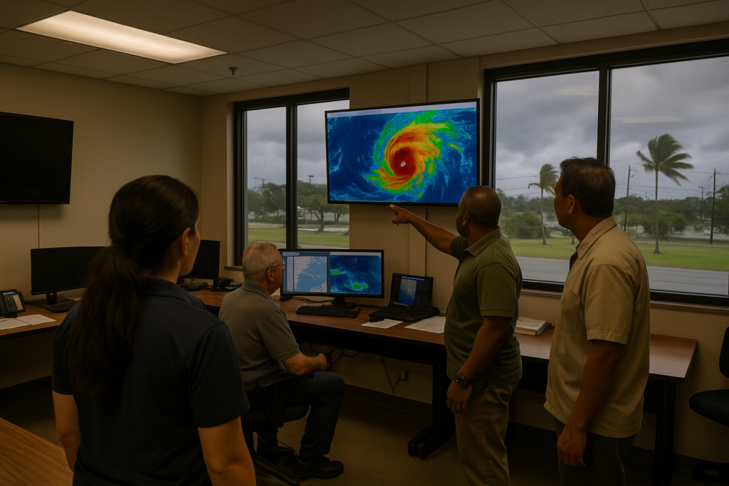 Guam Officials Issue Advisory as Tropical Depression 07W Forms
