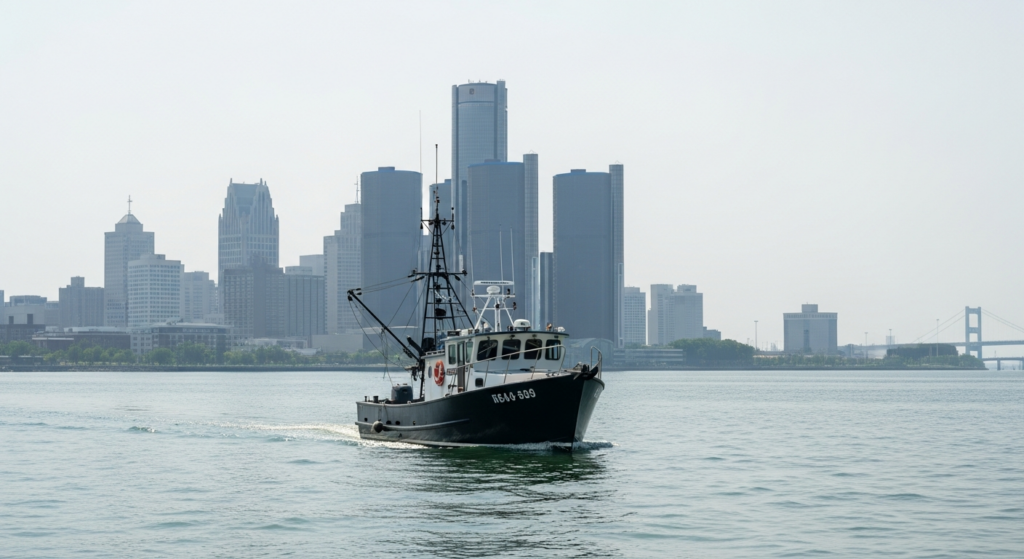 Summer Anglers in Detroit Adapt Tactics to Heat and Sunlight