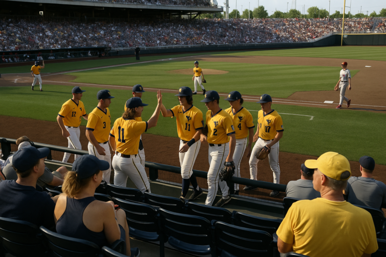 West Virginia Dominates Troy in College World Series Elimination Game