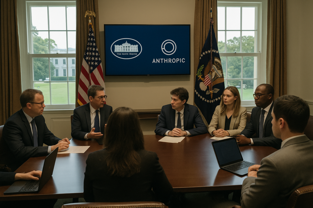 White House and Anthropic Discuss AI Security Testing Framework