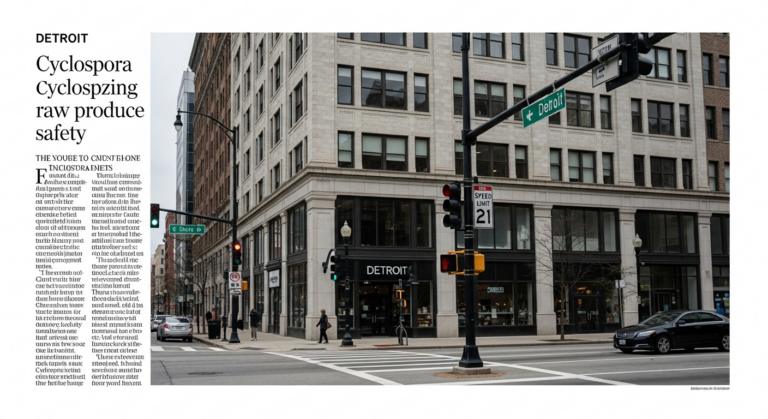 Cyclospora Concerns Prompt Reminders on Raw Produce Safety in Detroit