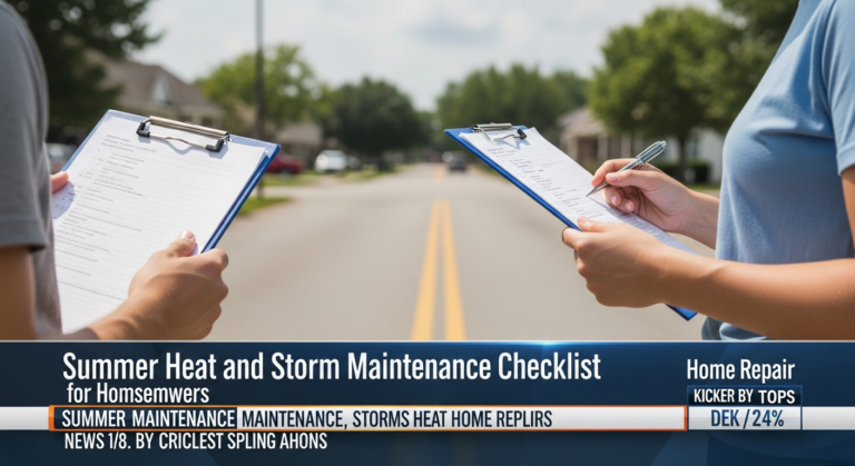 Homeowners’ Checklist: Preparing Detroit Residences for Summer Heat and Storms