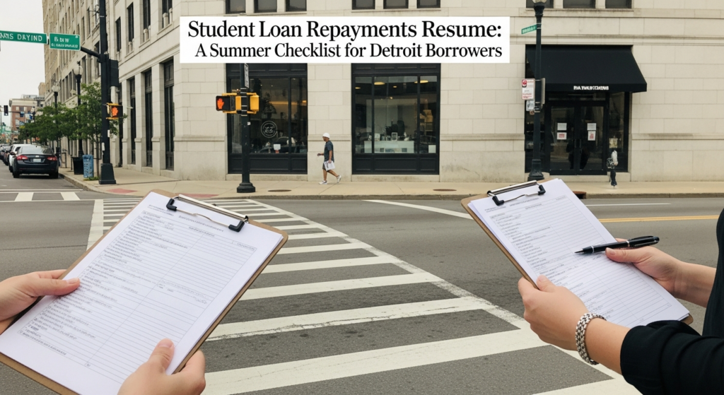 Student Loan Repayments Resume: A Summer Checklist for Detroit Borrowers