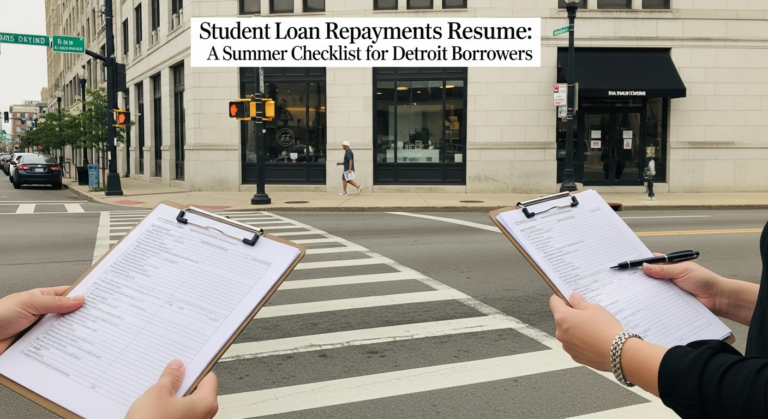 Student Loan Repayments Resume: A Summer Checklist for Detroit Borrowers