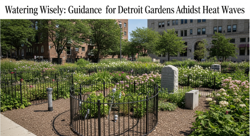 Watering Wisely: Guidance for Detroit Gardens Amidst Heat Waves