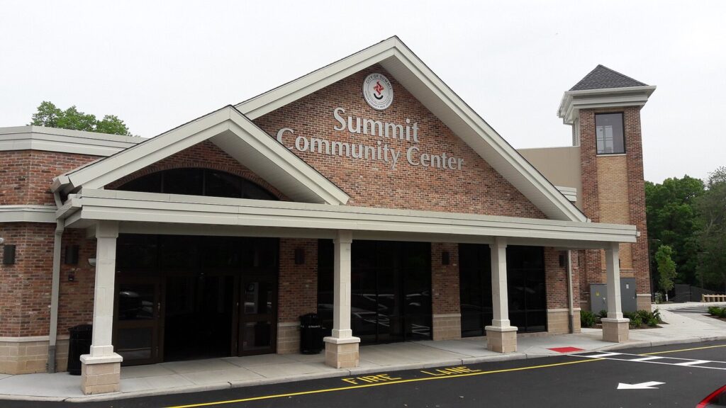 Community center building exterior