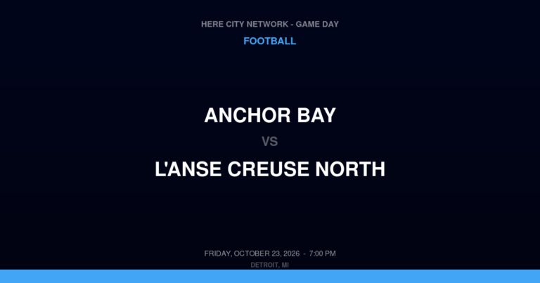 Anchor Bay 21, L'Anse Creuse North 7