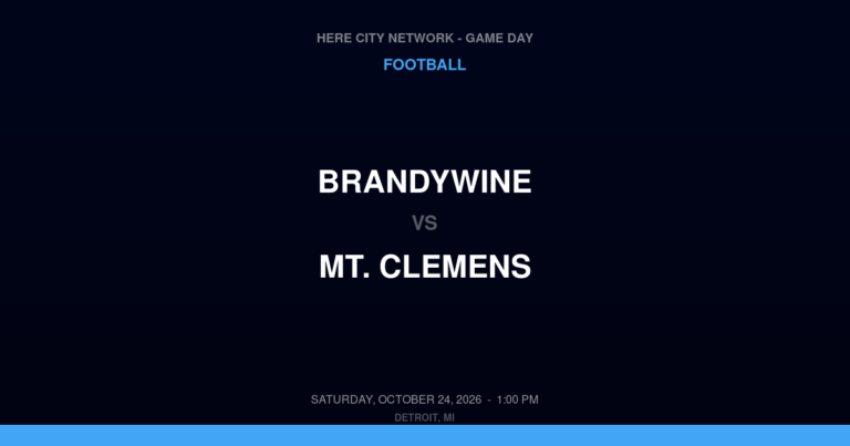 Brandywine 66, Mt. Clemens 34