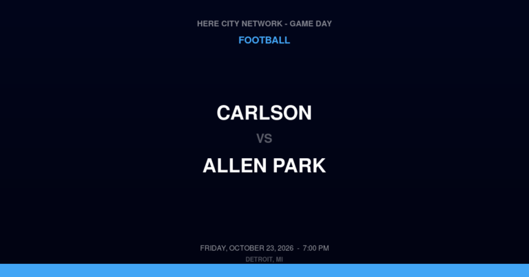 Carlson 17, Allen Park 10