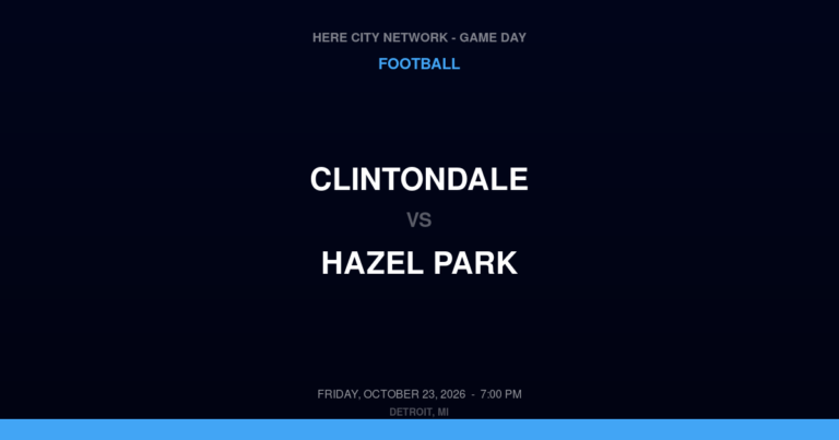 Clintondale 39, Hazel Park 6