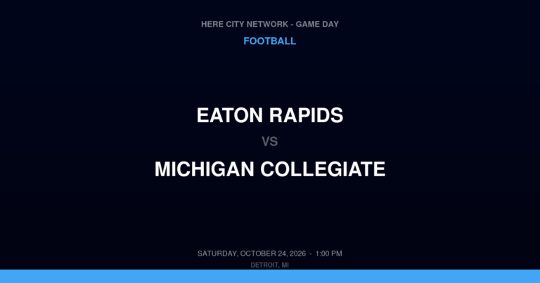 Eaton Rapids 13, Michigan Collegiate 32