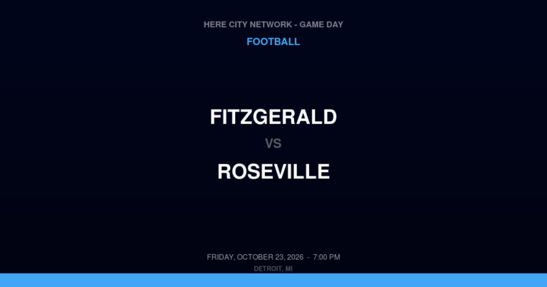 Fitzgerald 12, Roseville 34