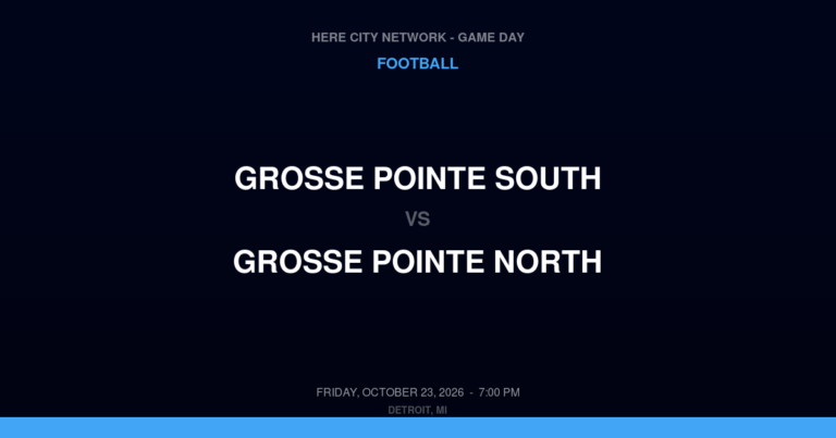 Grosse Pointe South 36, Grosse Pointe North 0