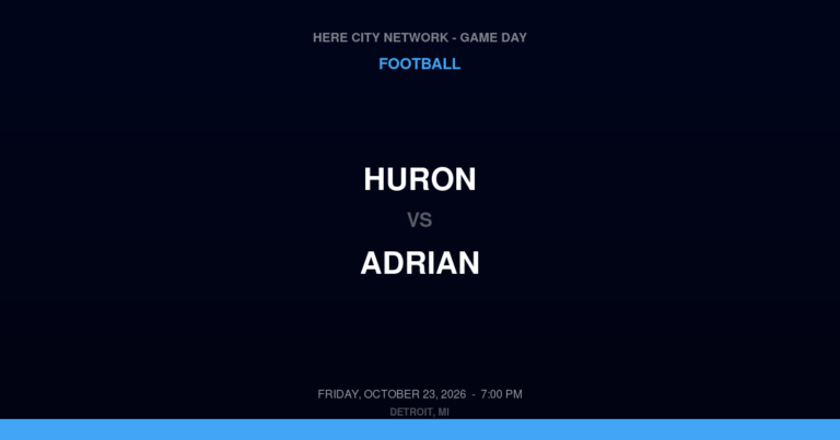 Huron 22, Adrian 35
