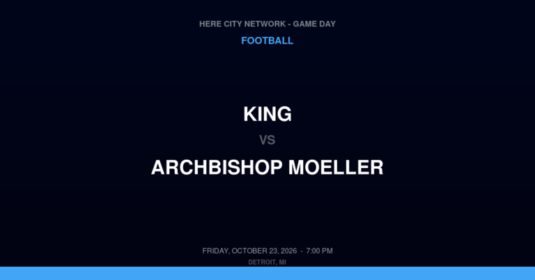 King 19, Archbishop Moeller 37