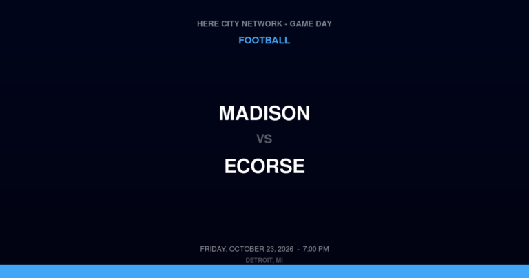 Madison 12, Ecorse 40