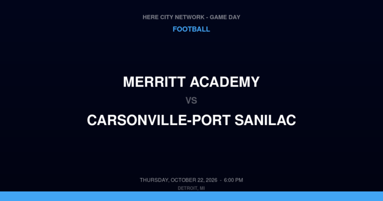 Merritt Academy 22, Carsonville-Port Sanilac 12