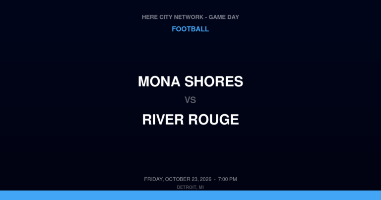 Mona Shores 37, River Rouge 28